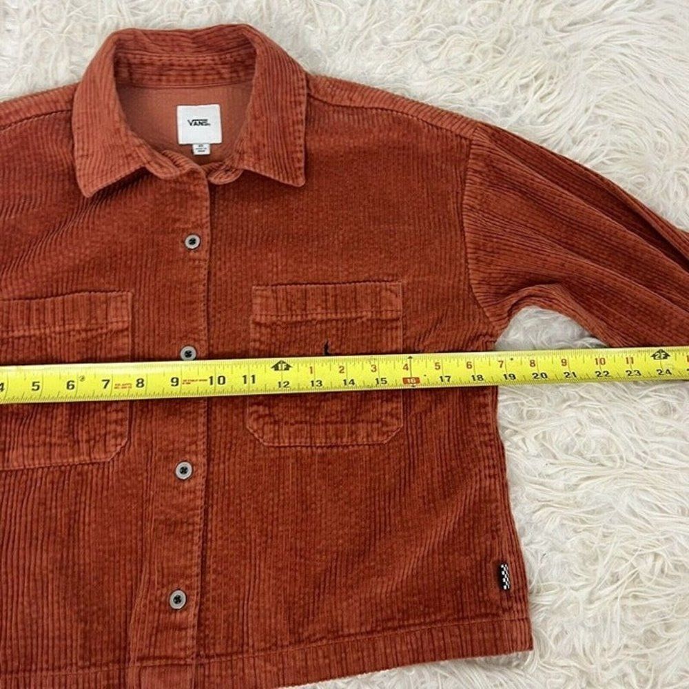 Vans Surf Supply Ainara Cord Woven Lifestyle Shirt Women's XS Picante Jacket - Picture 6 of 11